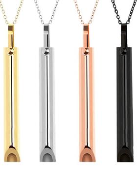 C9GF Anxiety Whistle Necklace,Natural Anxiety Relief,Meditat