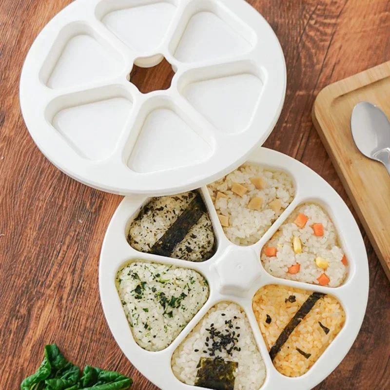 Onigiri Mould Triangle Bento Box Japanese Sushi Making Kit S