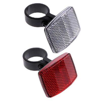 Bicycle Bike Handlebar Reflector Reflective Front Rear