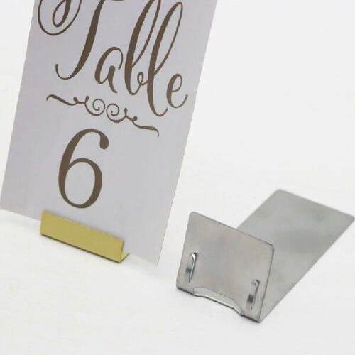 12pcs Picture Holders Metal Table Card Display Stand