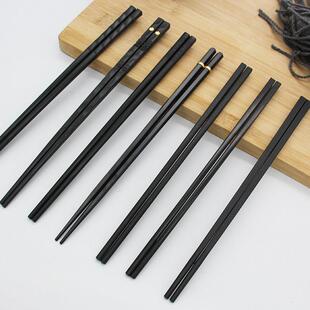 1 Pair Chinese Chopsticks Tableware Food Stick Alloy Chopsti