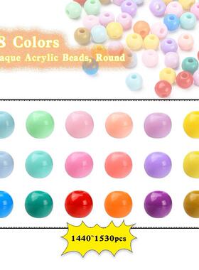 Acrylic Bead For Jewelry Making DIY Charms Bracelet Necklace