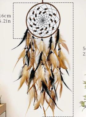 Dream Catcher Feather Wind Chime Hand Woven Crafts Outdoor
