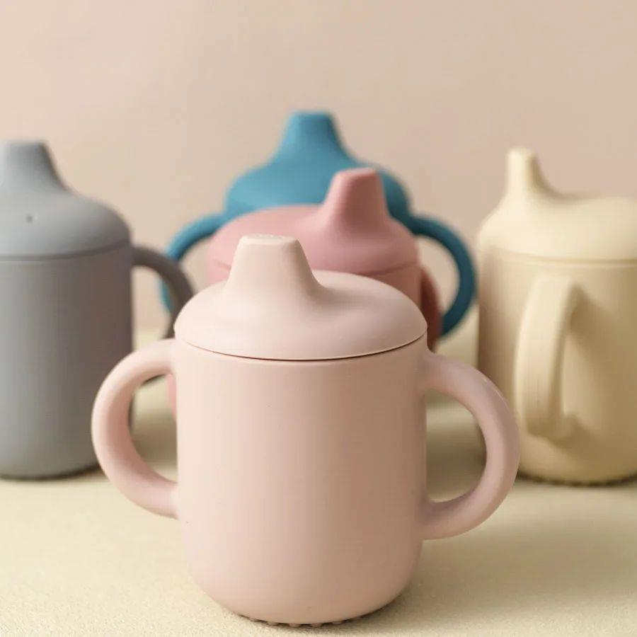 1PCS Baby Feeding Silicone Cups For Infants And Young Childr