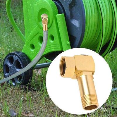Garden Hose Adapter Rotating Elbow Connector Sturdy Easy
