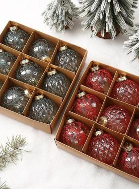 1box Christmas Balls Christmas Tree Ornaments Ball Xmas Hang