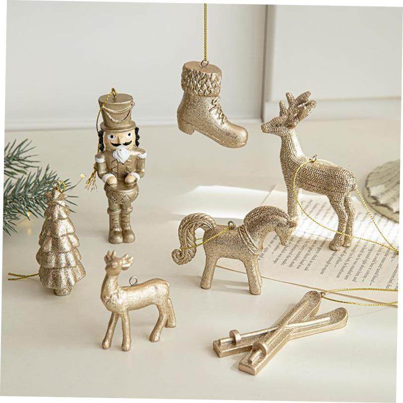圣诞节Christmas decorations christmas tree fawn Pony pendant