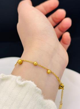 Tibbing Bead Ball Titanium Steel Necklace Women