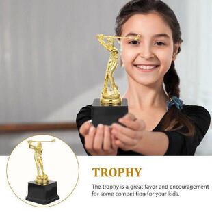 Golf Trophy Gold Decor for Sports Edging Children Model Abs