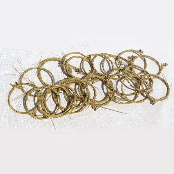 10PCS Set Acoustic Guitar Strings Quality Colorful Strings