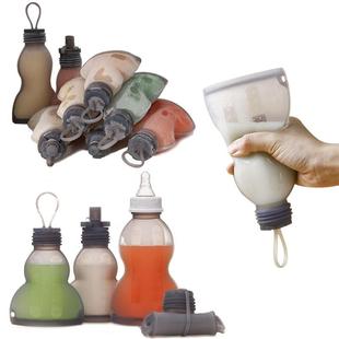 Reusable Milk Freezer Silicone Bags Baby Safe Feeding Food
