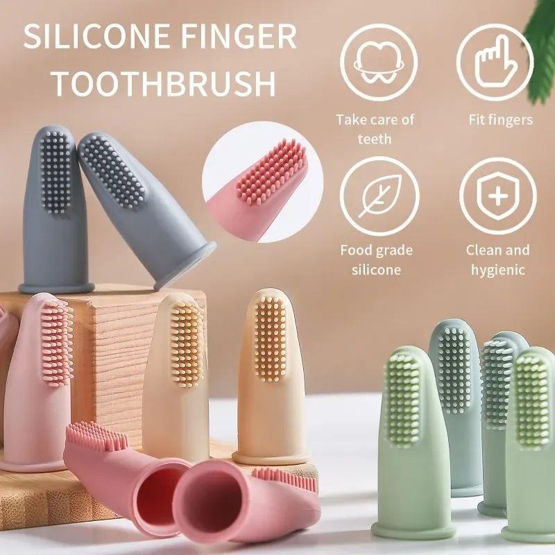 Ultra Soft Silicone Toothbrush Cover Dog Cat Dental Care Cle