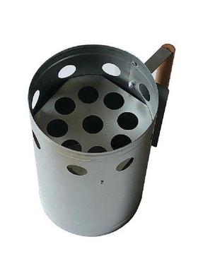 Charcoal Chimney Starter W/Handle Rapid Fire Briquette