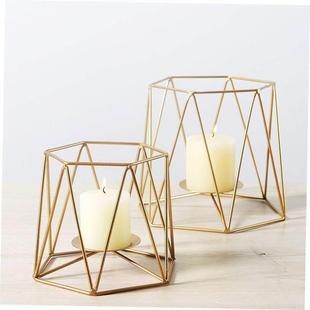 candlestick shooting bedroom decoration props table iron