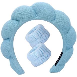 velvet wristband spa Wash hair coral twist band face