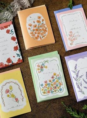 3d blank greeting cards mothers day card goodbye立体花束卡