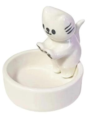 Kitten Candle Holder Cute Cat Candlestick Creative Aromather