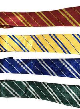 Harry Potter Necktie Wizard School Pinstripe Costume Tie