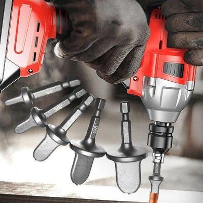 5 PCS Swaging Rotary Tool Hex Shank Swaging Tool Drill Bit