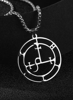 Stainless Steel Devil Seal Necklace Lilith Solomon