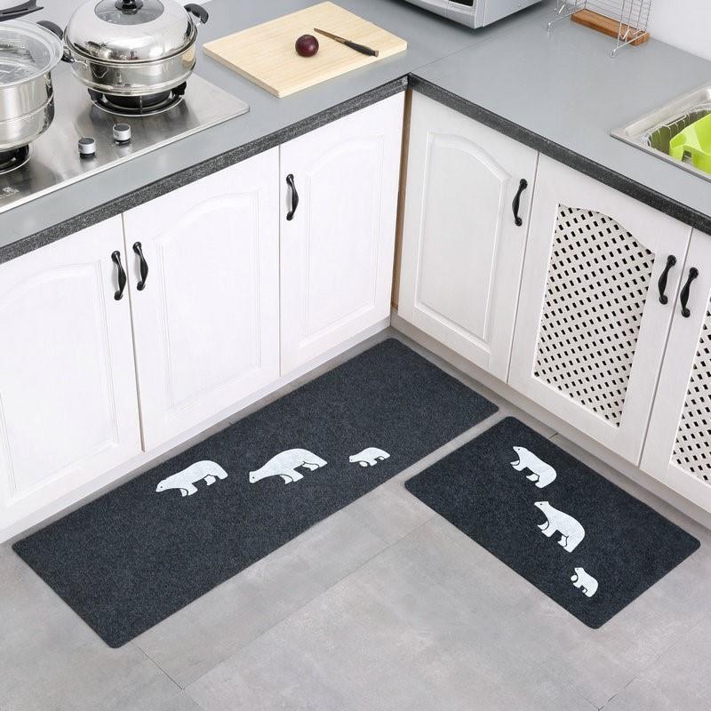Kitchen bathroom door mat non-slip mat living room carpetmat