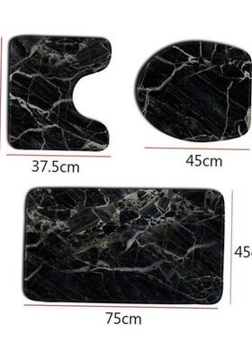 3 Pcs 15 Styles Bath Mat Set Bathroom Carpet Rug Toilet Mat