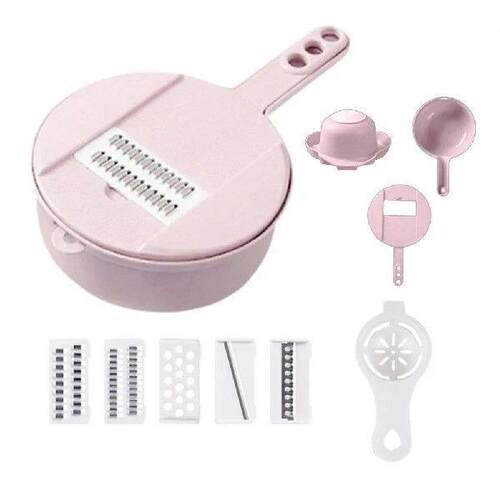 9 Piece Set Multi-Function Food Chopper Vegetable Carrots