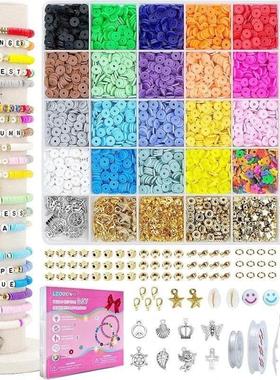 Clay Beads Box For Jewelry Making DIY Earring Bracelets Kits