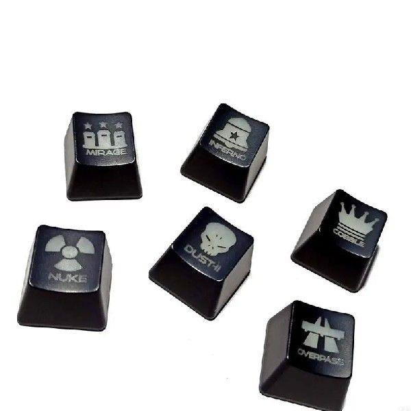 C63A Gaming Keycaps Durable ABS Keycap OEM Profile