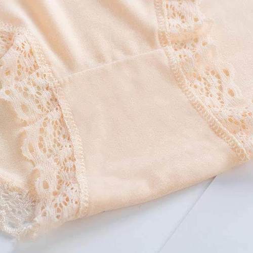 1Pack Women's Sexy Underwear -Lace Band Cotton Thong