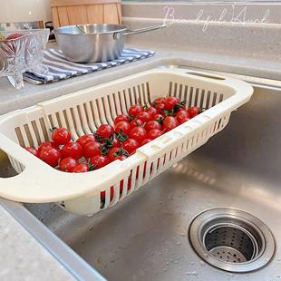 rack Kitchen fruit Drain storage bowl basin sink basket