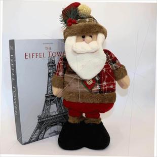 retractable Claus figure Santa doll玩偶 display Christmas