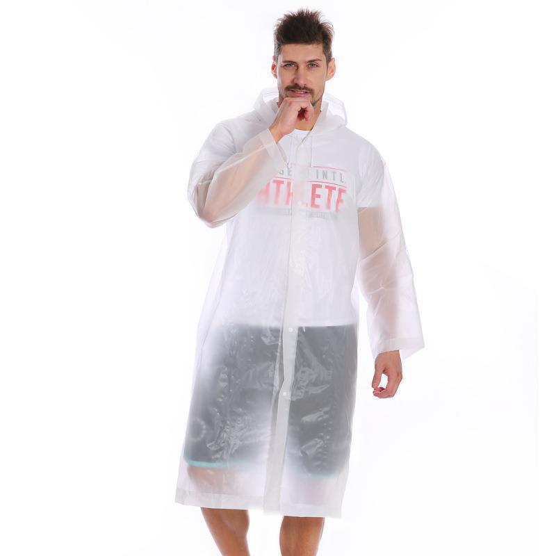 Raincoat nondisposable rain poncho transparent rain gear