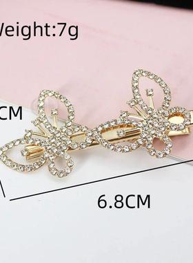 12 Styles Hair Clip Big Barrettes Bowknot Leaf Butterfly Flo