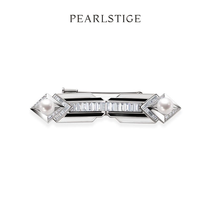 PEARLSTIGE启明星两戴珍珠胸针