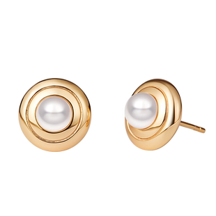 PEARLSTIGE至如圆满系列心流珍珠耳钉高级珠宝感轻奢复古时尚耳饰