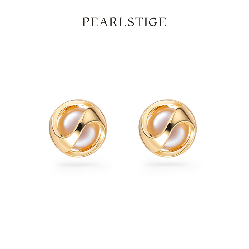 PEARLSTIGEYUAN系列转运珠耳钉