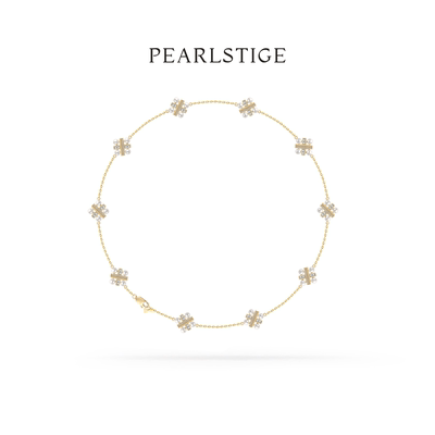 PEARLSTIGE十花珍珠项链