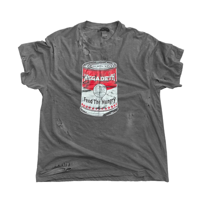 ICEVALLEY 巡演穿搭Megadeth暗黑系垃圾摇滚叛逆破洞流行短袖T恤