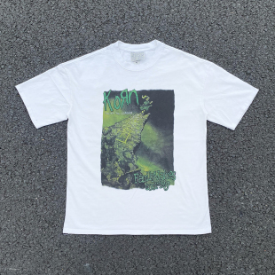 Korn 美式 vintage阿美咔叽oldschool高街穿搭短袖 T恤 摇滚乐队