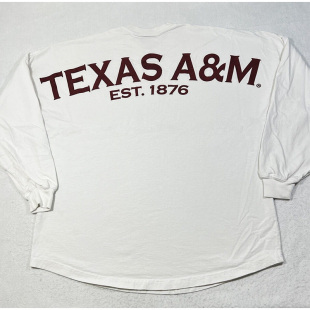 高街大款落肩！University1876美式复古重磅长袖T恤加大码打底衫