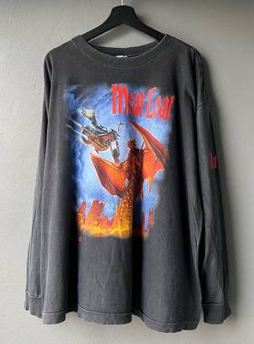 罕见长袖T恤Meat Loaf1993专辑Everything Louder Than Everythin