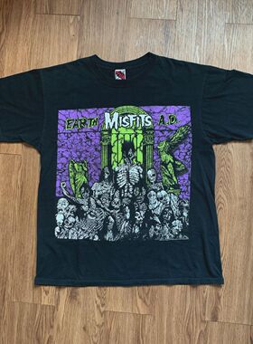 水土不服The Misfits1983专辑歌曲Earth A.D. Wolfs Blood短袖T恤