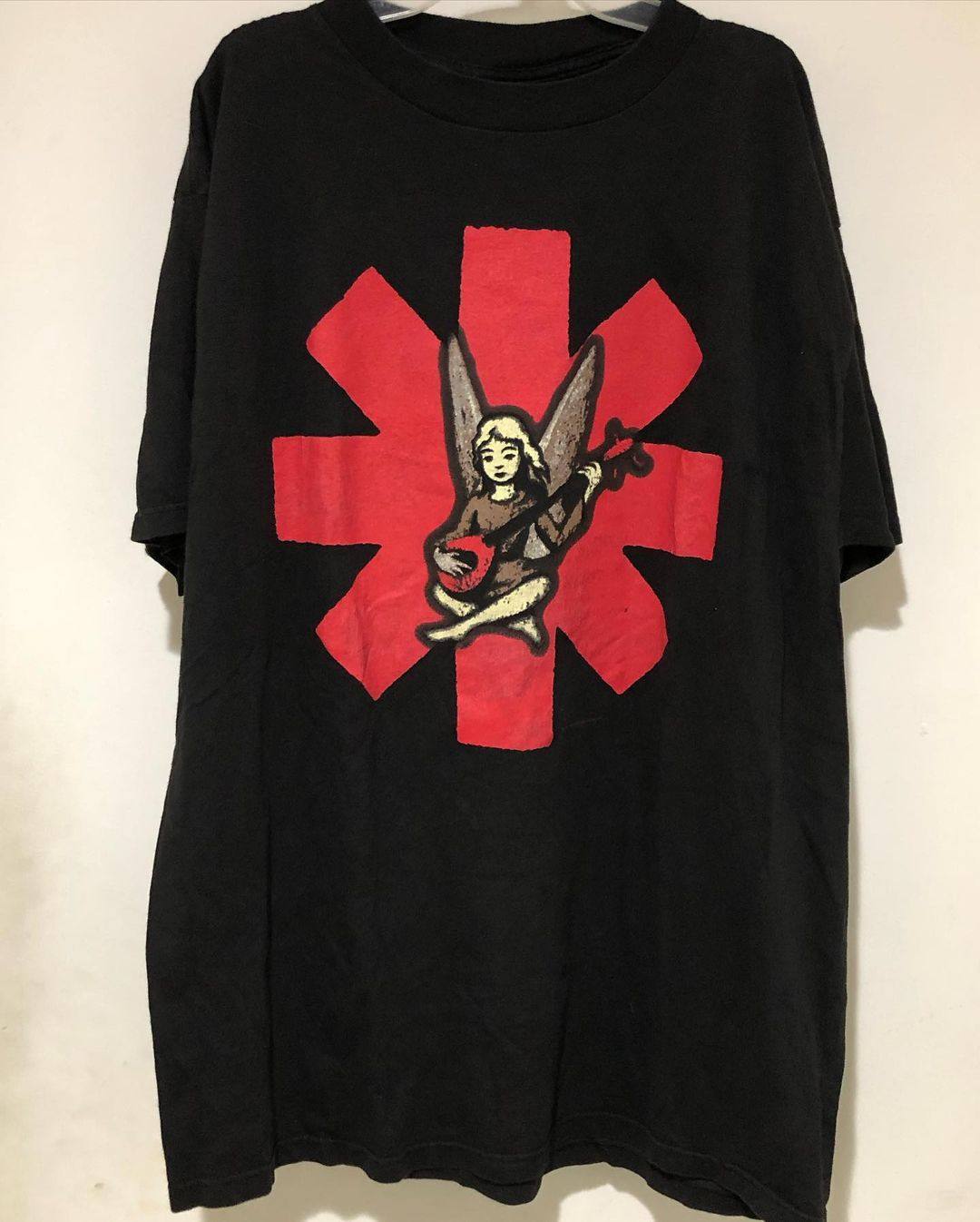 红辣椒美国摇滚乐队vintage朋克欧美风高街纯棉男女情侣短袖t恤