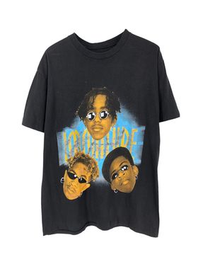 IMx未成熟组合Immature美式复古重磅短袖vintageT恤嘻哈美式街头