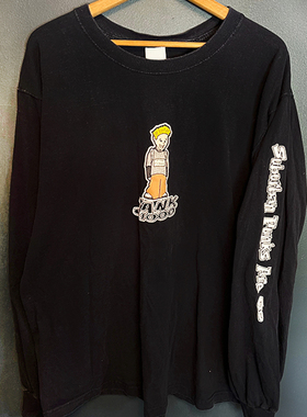 Jank 1000 音乐专辑Suburban Punks Are Go!!主题复古重磅长袖T恤