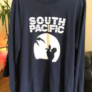 SOUTH PACIFIC 南太平洋美国浪漫音乐电影主题Vintage重磅长袖T恤