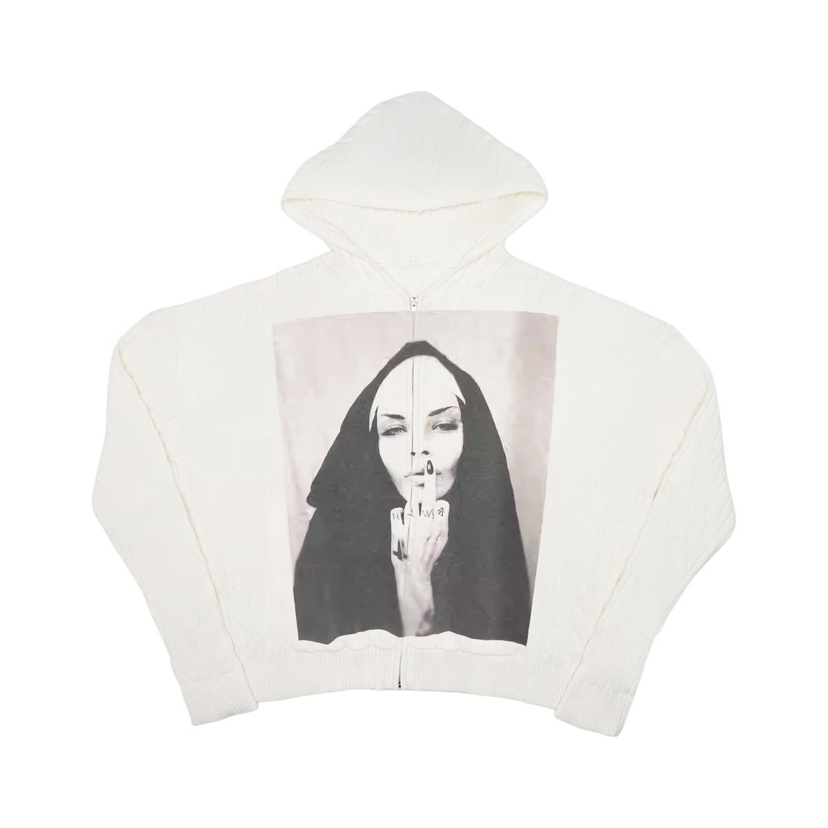 The Smashing Pumpkins碎南瓜乐队小众设计欧美ins风满印开衫卫衣