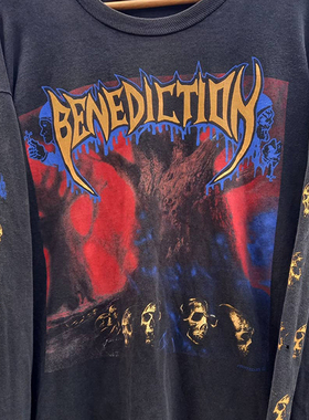 Benediction 摇滚乐队专辑 The Grand Leveller 封面流行长袖T恤