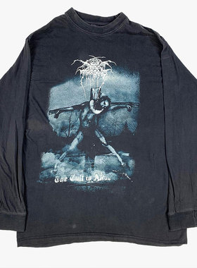 Dark Throne The Cult Is Alive Black Metal Band美式长袖T恤